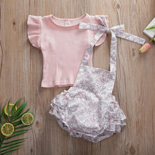 Laney Ruffled Romper Set