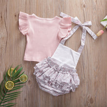 Laney Ruffled Romper Set