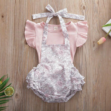 Laney Ruffled Romper Set