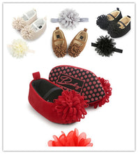 Ruffled Baby Shoes and Headband