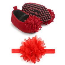Ruffled Baby Shoes and Headband