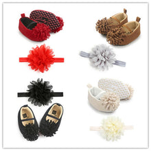 Ruffled Baby Shoes and Headband