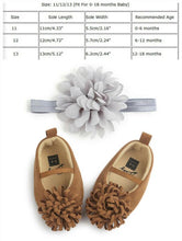 Ruffled Baby Shoes and Headband