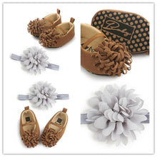 Ruffled Baby Shoes and Headband