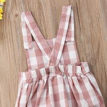 Pink Gingham Baby Romper