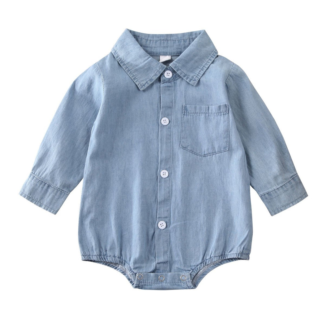 Asher Denim Bodysuit