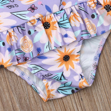 Violet Floral Swimsuit