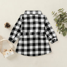 Angelina Plaid Shirt Dress