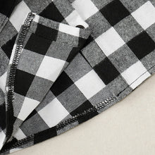 Angelina Plaid Shirt Dress