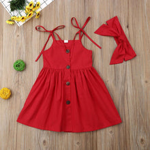 Button Down Trendy Toddler Dress