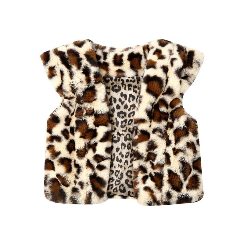 Leopard Faux Fur Vest