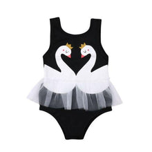 Swooning Swans Bathing Suit