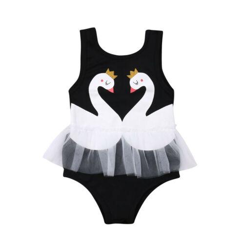 Swooning Swans Bathing Suit