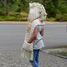 Unicorn Hoodie Knit Scarf