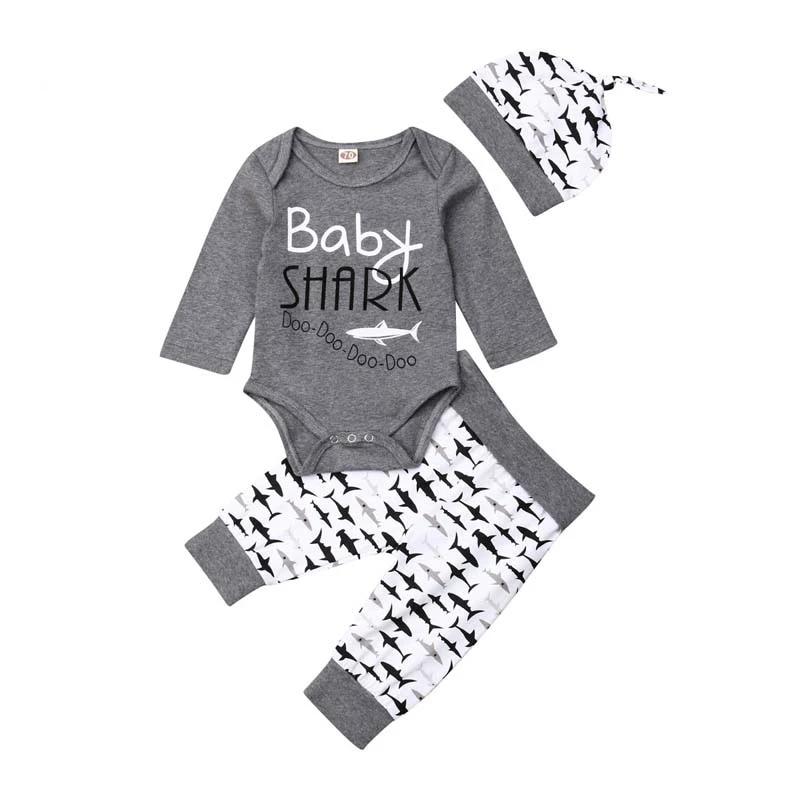 Baby Shark Baby Outfit with Hat
