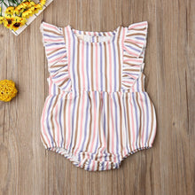 Briana Striped Romper