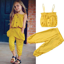 Mustard Toddler Two Piece Outfit