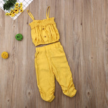 Mustard Toddler Two Piece Outfit