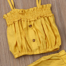 Mustard Toddler Two Piece Outfit