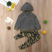 Camo and Stripe Outfit