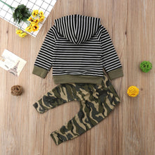 Camo and Stripe Outfit