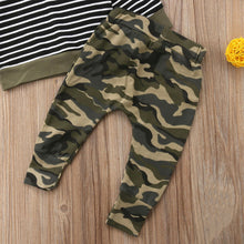 Camo and Stripe Outfit