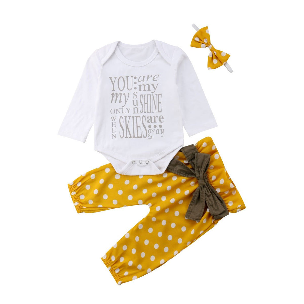 You Are My Sunshine Baby Outfit