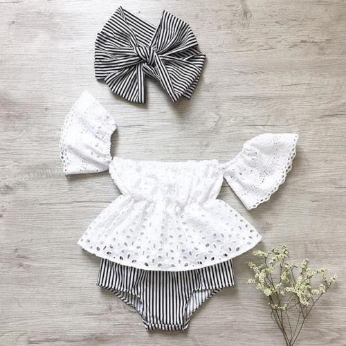 Classic Summer Baby Girl Outfit