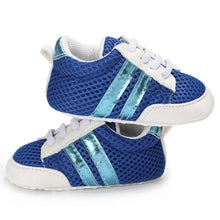 Double Striped Mesh Baby Shoes