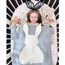 Bunny Knit Toddler Blanket