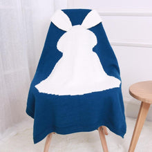 Bunny Knit Toddler Blanket