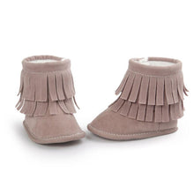 Fringe Fur Baby Shoes