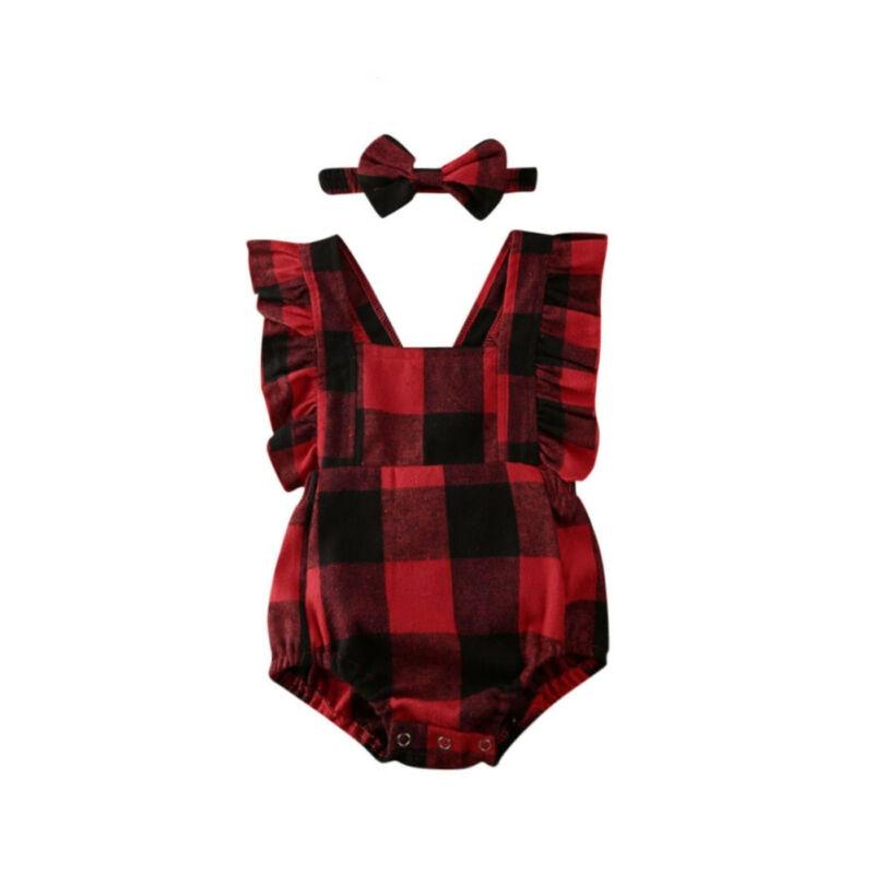 Reese Buffalo Plaid Romper