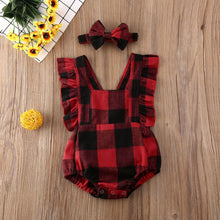 Reese Buffalo Plaid Romper