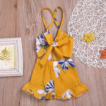 Iris Mustard Romper