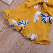 Iris Mustard Romper