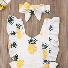 Pineapple Baby Girl Pants Romper