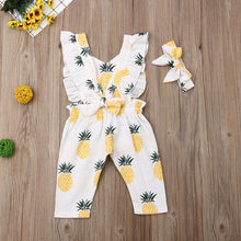 Pineapple Baby Girl Pants Romper