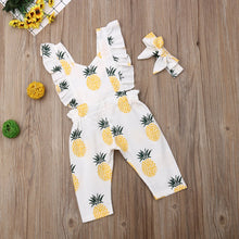 Pineapple Baby Girl Pants Romper