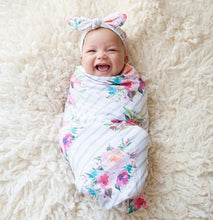 Swaddle Blanket with Matching Headband