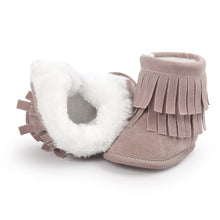 Fringe Fur Baby Shoes