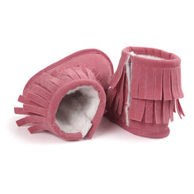 Fringe Fur Baby Shoes