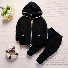 Black Rainbow Track Suit