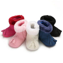 Tassel Fur Lined Booties