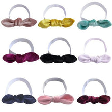 Velour Bow Headband