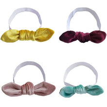 Velour Bow Headband