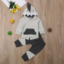 Shark Hooded Baby Outfit