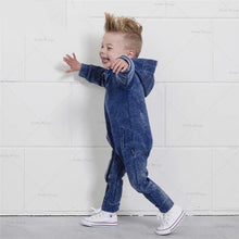 Trendy Denim Baby Jumpsuit