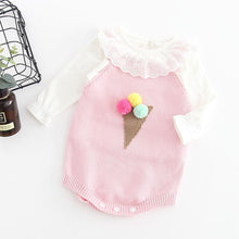Ice Cream Baby Knit Romper