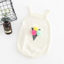 Ice Cream Baby Knit Romper